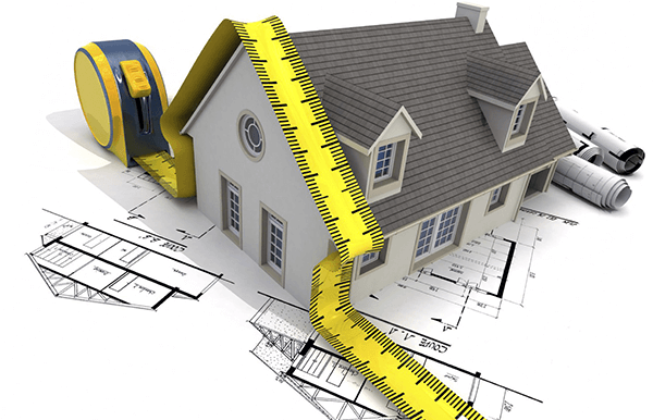 Обмерные работы зданий и сооружений 
                (отдельных конструкций) с составлением 
                графических материалов 